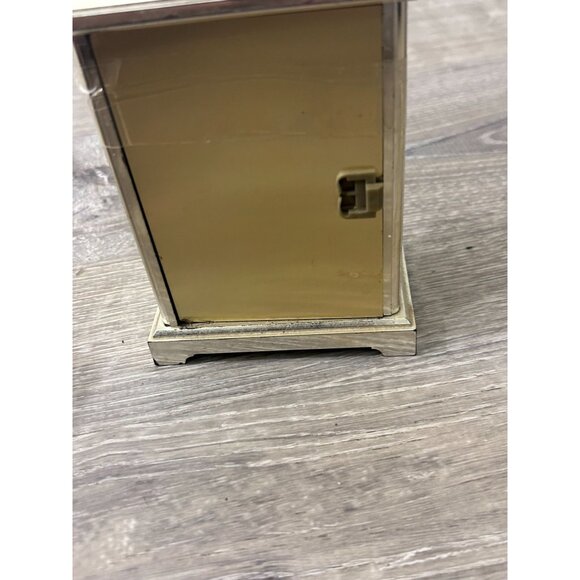 Vintage Germany Bulova Quartz Brass/Plastic Carriage Clock T2 B1307 288 Runs - Picture 3 of 6